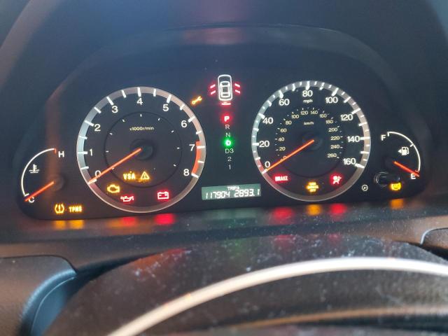 1HGCP368X8A045672 - 2008 HONDA ACCORD EXL GRAY photo 9