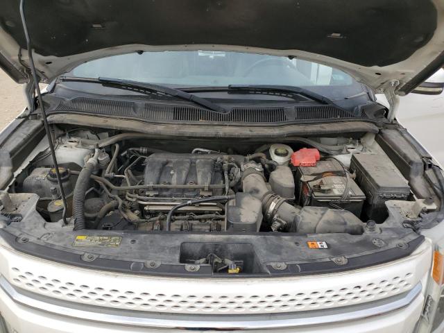 1FMHK8F8XCGA64272 - 2012 FORD EXPLORER LIMITED WHITE photo 12