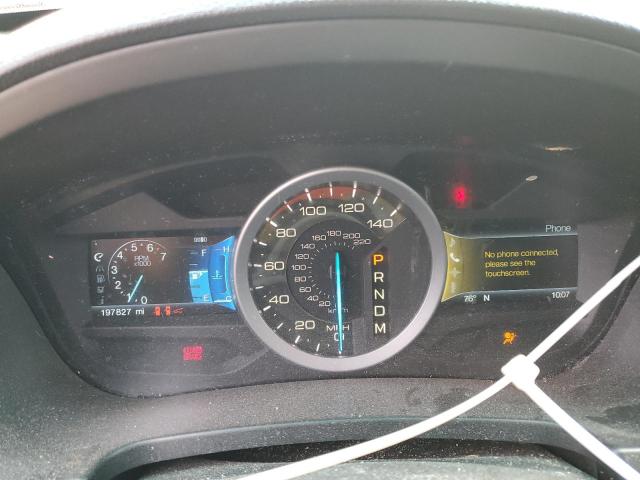 1FMHK8F8XCGA64272 - 2012 FORD EXPLORER LIMITED WHITE photo 9