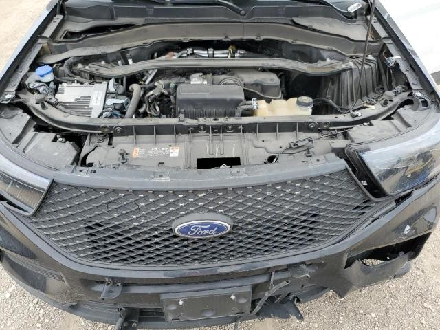 1FM5K8AB5NGC24471 - 2022 FORD EXPLORER POLICE INTERCEPTOR შავი ფოტო 12
