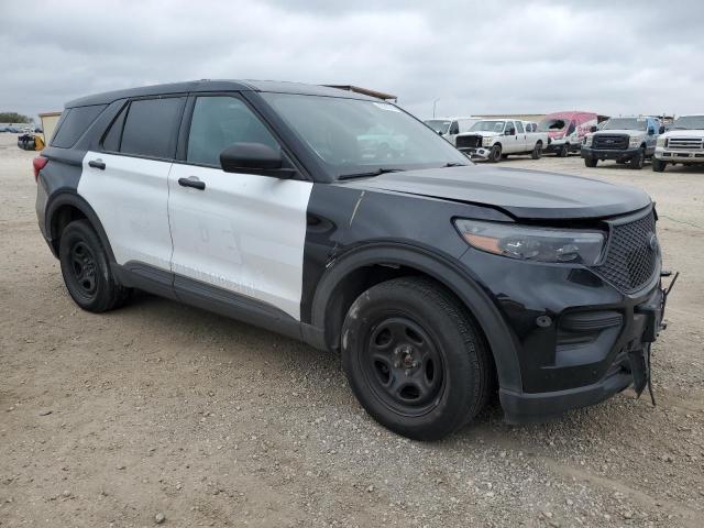 1FM5K8AB5NGC24471 - 2022 FORD EXPLORER POLICE INTERCEPTOR შავი ფოტო 4