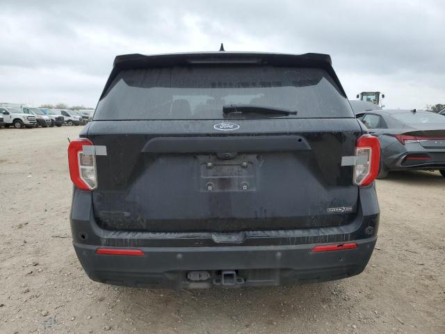 1FM5K8AB5NGC24471 - 2022 FORD EXPLORER POLICE INTERCEPTOR შავი ფოტო 6