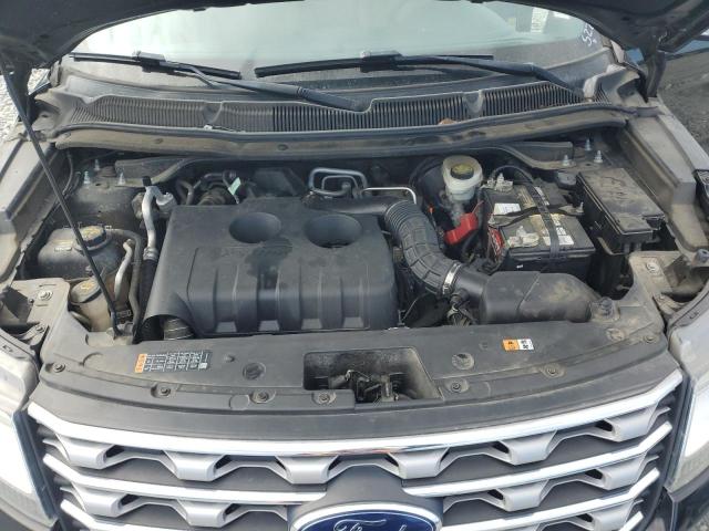 1FM5K7FH0HGC51380 - 2017 FORD EXPLORER LIMITED BLACK photo 12