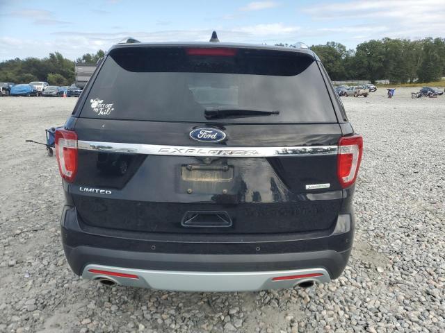 1FM5K7FH0HGC51380 - 2017 FORD EXPLORER LIMITED BLACK photo 6