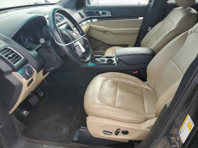 1FM5K7FH0HGC51380 - 2017 FORD EXPLORER LIMITED BLACK photo 7
