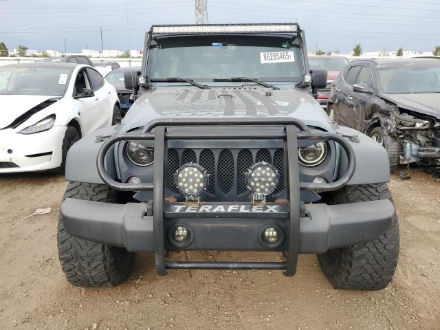 1C4BJWDG3EL176935 - 2014 JEEP WRANGLER U SPORT GRAY photo 5