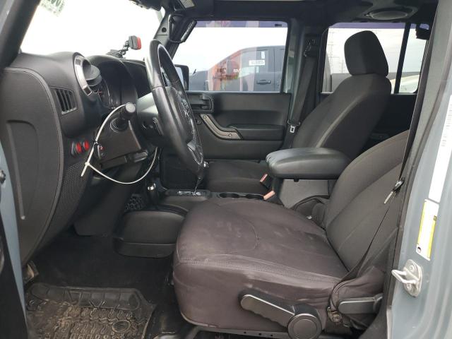 1C4BJWDG3EL176935 - 2014 JEEP WRANGLER U SPORT GRAY photo 7