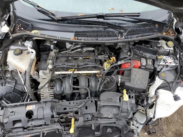 3FADP4EJ6KM126262 - 2019 FORD FIESTA SE GRAY photo 11