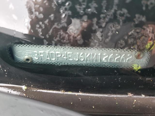 3FADP4EJ6KM126262 - 2019 FORD FIESTA SE GRAY photo 12