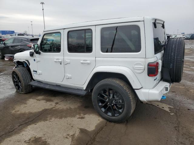 1C4JJXP60MW859306 - 2021 JEEP WRANGLER U SAHARA 4XE WHITE photo 2