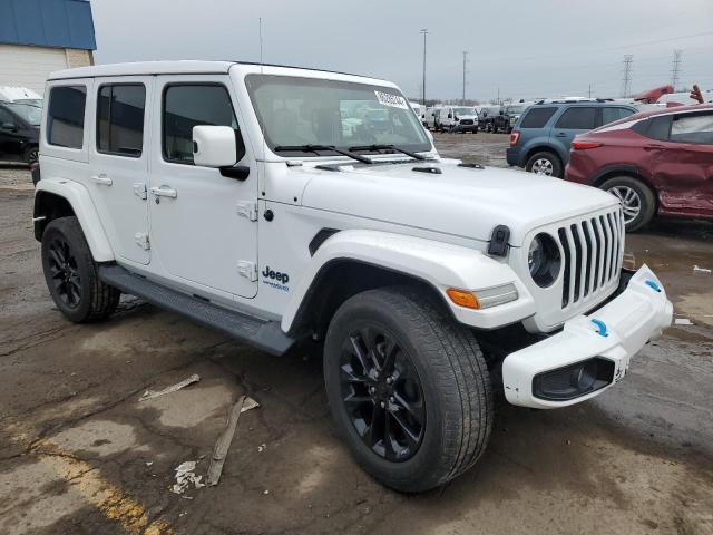 1C4JJXP60MW859306 - 2021 JEEP WRANGLER U SAHARA 4XE WHITE photo 4