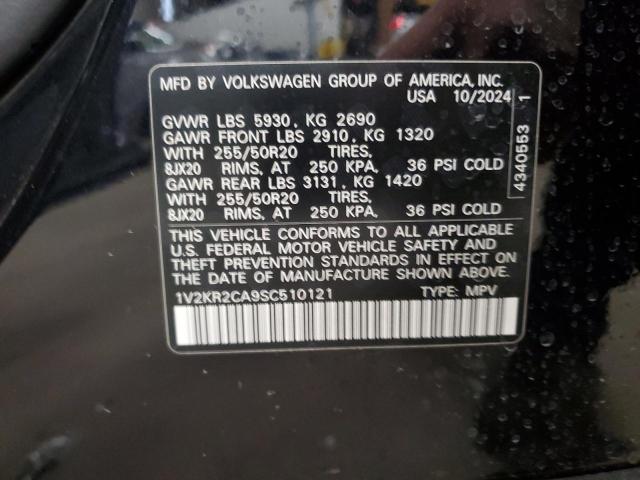 1V2KR2CA9SC510121 - 2025 VOLKSWAGEN ATLAS SE Noir photo 14