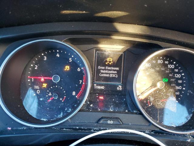 3VV3B7AX9JM005046 - 2018 VOLKSWAGEN TIGUAN SE Siyah fotoğraf 9