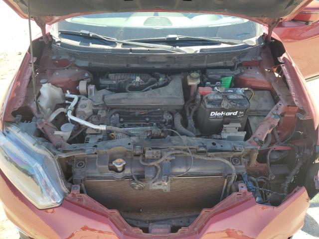 KNMAT2MTXGP669664 - 2016 NISSAN ROGUE S წითელი ფოტო 12