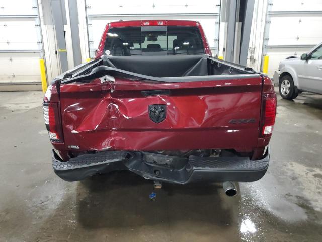 1C6RR7GTXKS736979 - 2019 RAM 1500 CLASS SLT Марун фото 6