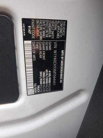 W1Y40CHYXMT044441 - 2021 MERCEDES-BENZ SPRINTER 2500 WHITE photo 12
