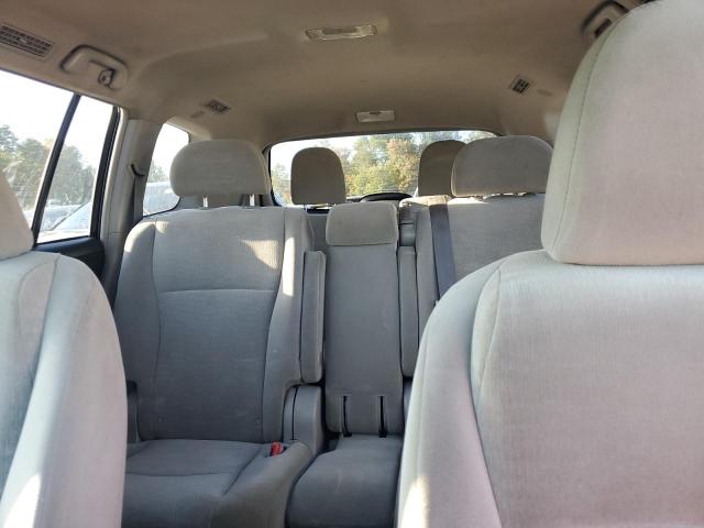 5TDBK3EH6CS125766 - 2012 TOYOTA HIGHLANDER BASE ვერცხლისფერი ფოტო 10