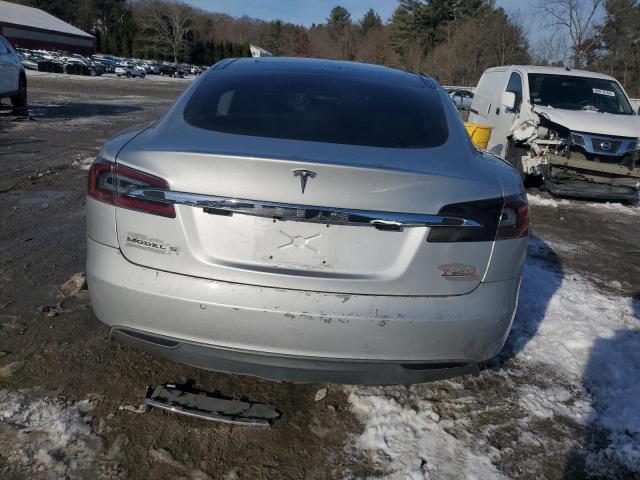 5YJSA1H21EFP62585 - 2014 TESLA MODEL S SILVER photo 6