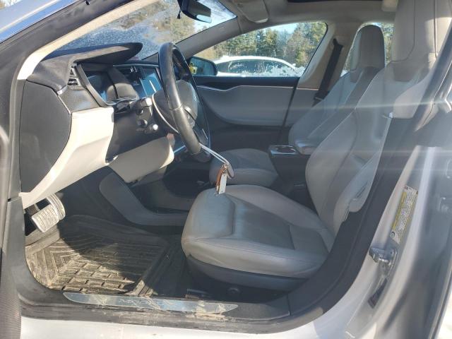 5YJSA1H21EFP62585 - 2014 TESLA MODEL S SILVER photo 7