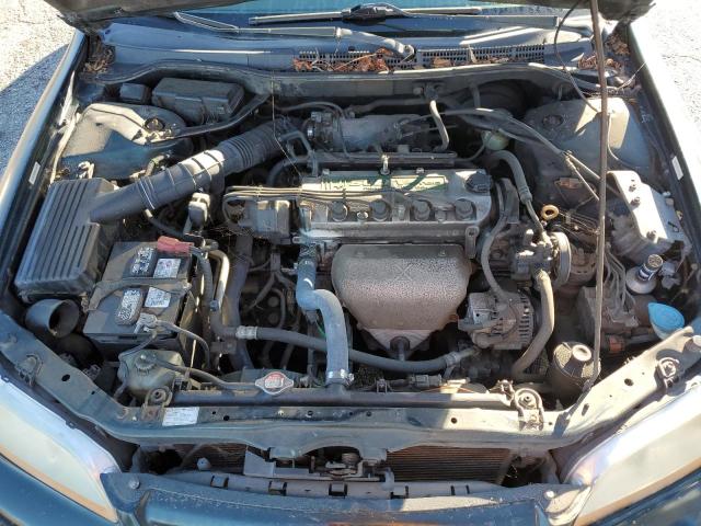 JHMCG660X1C009404 - 2001 HONDA ACCORD EX GREEN photo 11