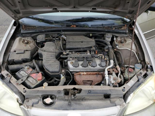 2HGES16502H590502 - 2002 HONDA CIVIC LX TAN photo 11