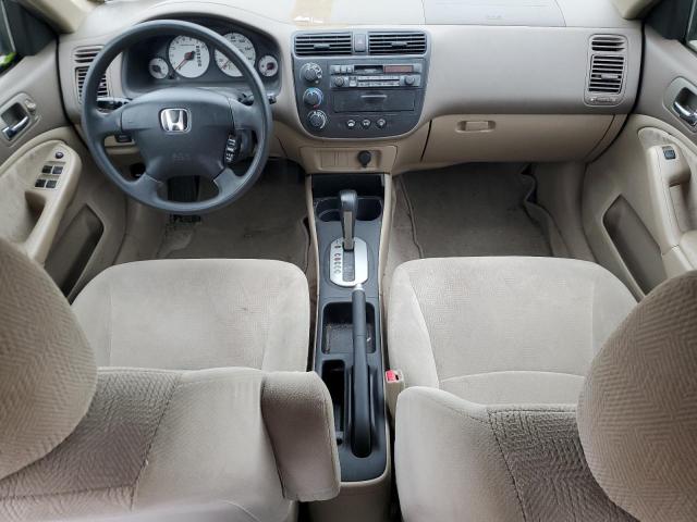 2HGES16502H590502 - 2002 HONDA CIVIC LX TAN photo 8