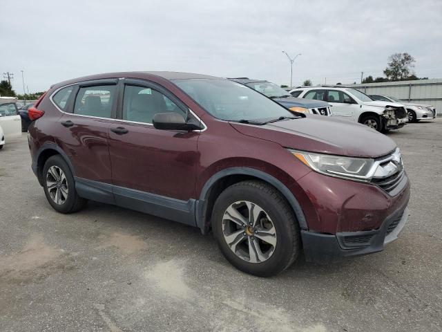 2HKRW5H36JH425079 - 2018 HONDA CR-V LX BURGUNDY photo 4