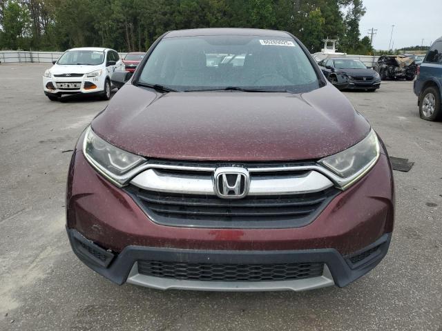 2HKRW5H36JH425079 - 2018 HONDA CR-V LX BURGUNDY photo 5