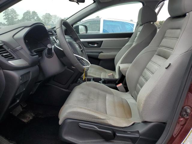 2HKRW5H36JH425079 - 2018 HONDA CR-V LX BURGUNDY photo 7
