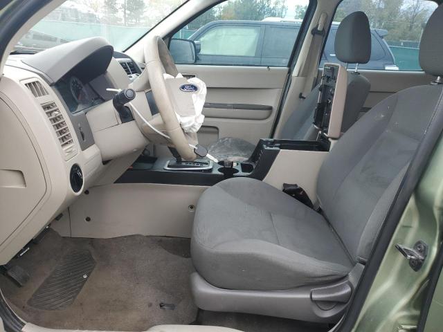 1FMCU02Z18KE22013 - 2008 FORD ESCAPE XLS GREEN photo 7