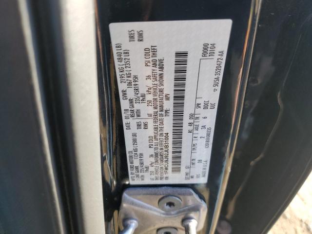 1FMCU9J92JUB31004 - 2018 FORD ESCAPE TITANIUM BLACK photo 13