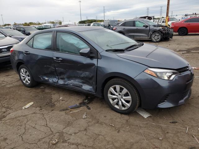 2T1BURHE1FC441362 - 2015 TOYOTA COROLLA L 灰色 照片 4