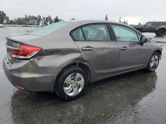 19XFB2F56FE096350 - 2015 HONDA CIVIC LX GRAY photo 3