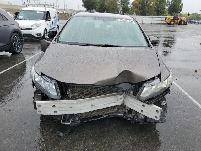 19XFB2F56FE096350 - 2015 HONDA CIVIC LX GRAY photo 5