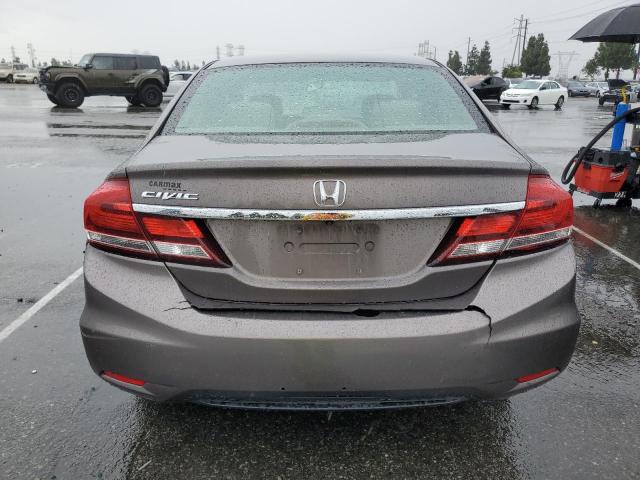 19XFB2F56FE096350 - 2015 HONDA CIVIC LX GRAY photo 6