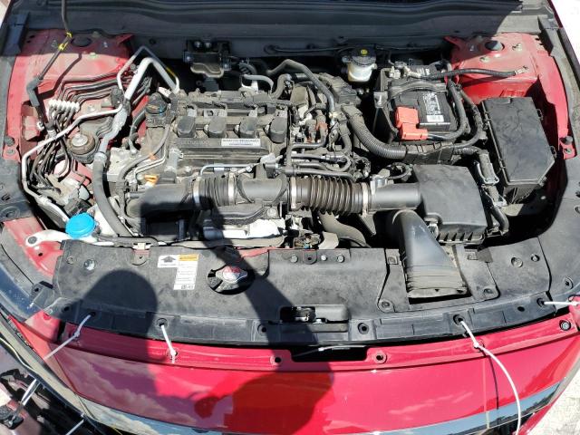 1HGCV1F3XKA011396 - 2019 HONDA ACCORD SPORT Қызыл фото 11