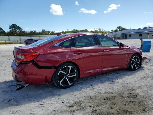 1HGCV1F3XKA011396 - 2019 HONDA ACCORD SPORT Қызыл фото 3