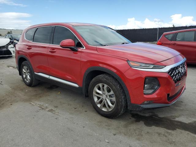 5NMS33AD0LH287816 - 2020 HYUNDAI SANTA FE SEL RED photo 4