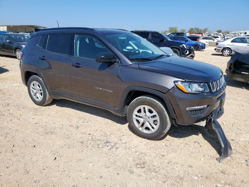3C4NJCAB4JT123504 - 2018 JEEP COMPASS SPORT GRAY photo 4