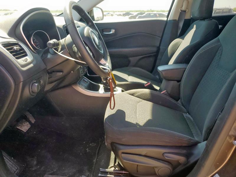 3C4NJCAB4JT123504 - 2018 JEEP COMPASS SPORT GRAY photo 7