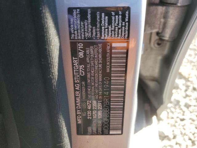 WDDGF8BB7BR141940 - 2011 MERCEDES-BENZ C 300 4MATIC SILVER photo 12