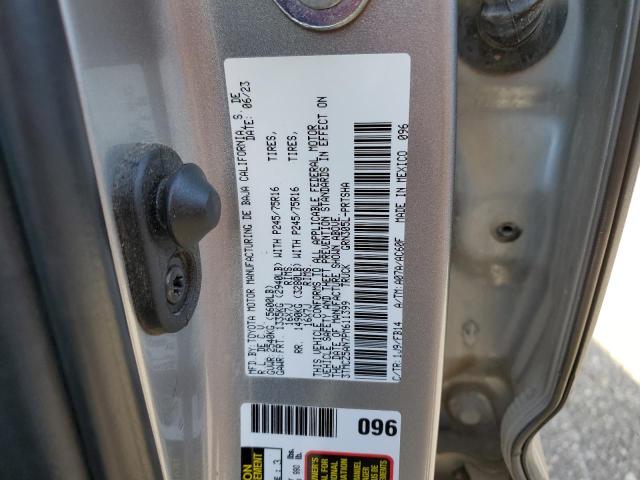 3TMCZ5AN7PM611399 - 2023 TOYOTA TACOMA DOUBLE CAB ვერცხლისფერი ფოტო 13