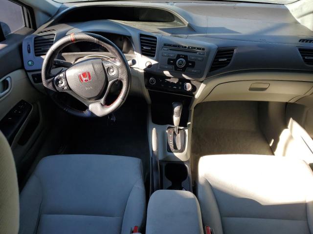 19XFB2F54CE385576 - 2012 HONDA CIVIC LX SILVER photo 8