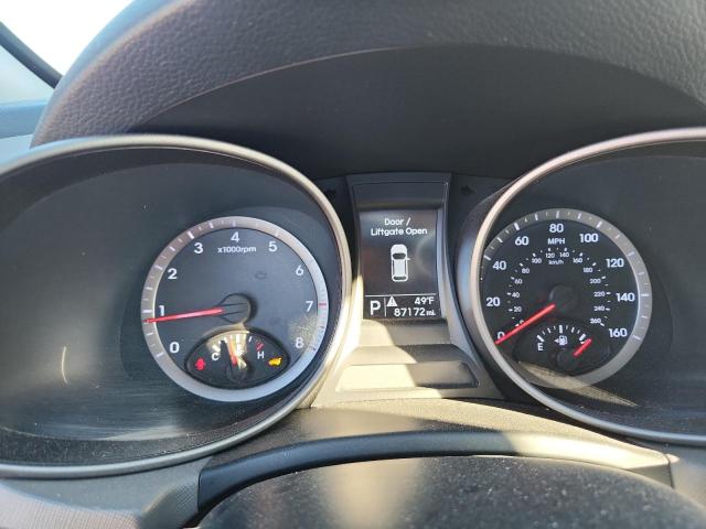 5XYZTDLB6GG375964 - 2016 HYUNDAI SANTA FE S Azul foto 9