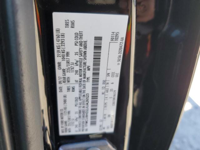 1FMCU9HD2JUA26523 - 2018 FORD ESCAPE SEL BLACK photo 14