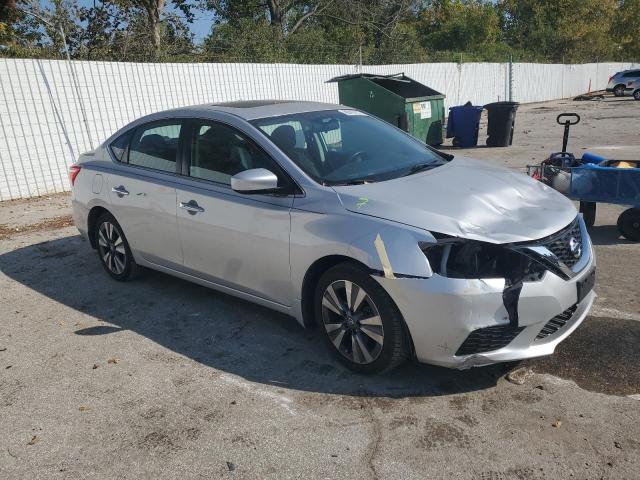 3N1AB7AP8KY255803 - 2019 NISSAN SENTRA S SILVER photo 4