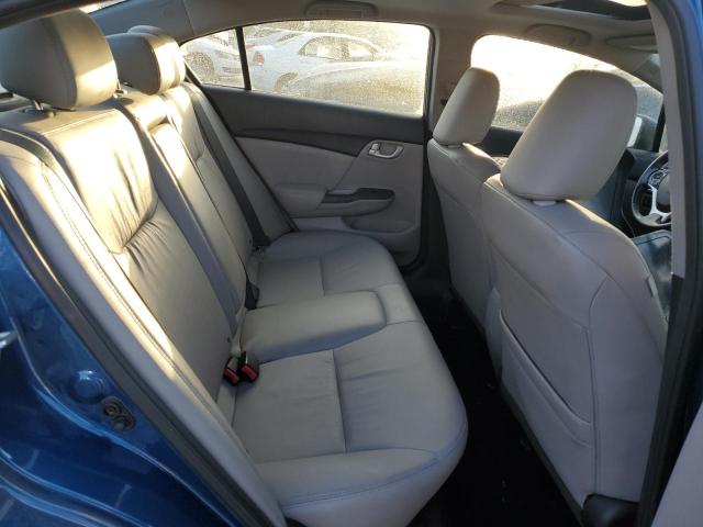 19XFB2F92FE036827 - 2015 HONDA CIVIC EXL ლურჯი ფოტო 10