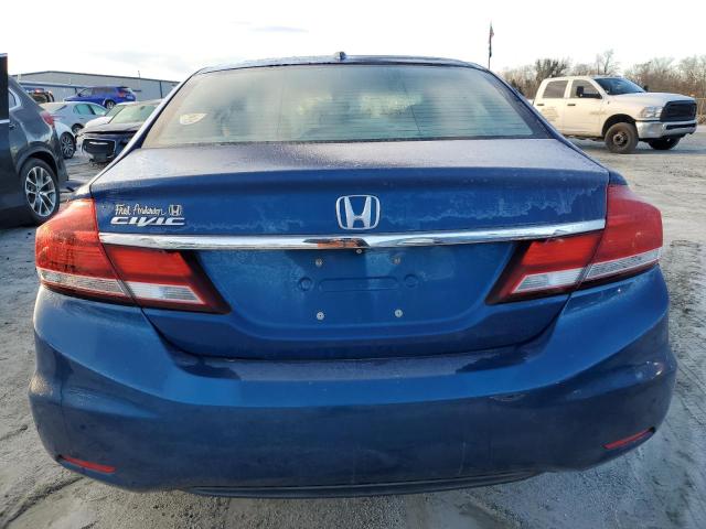 19XFB2F92FE036827 - 2015 HONDA CIVIC EXL ლურჯი ფოტო 6
