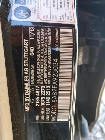 WDDGF8AB2EA923034 - 2014 MERCEDES-BENZ C 300 4MATIC BLACK photo 12