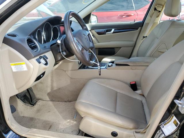 WDDGF8AB2EA923034 - 2014 MERCEDES-BENZ C 300 4MATIC BLACK photo 7